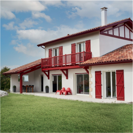 Photo d'une maison basque