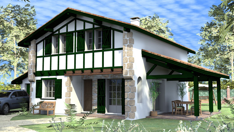 Maison basque de 103 m²