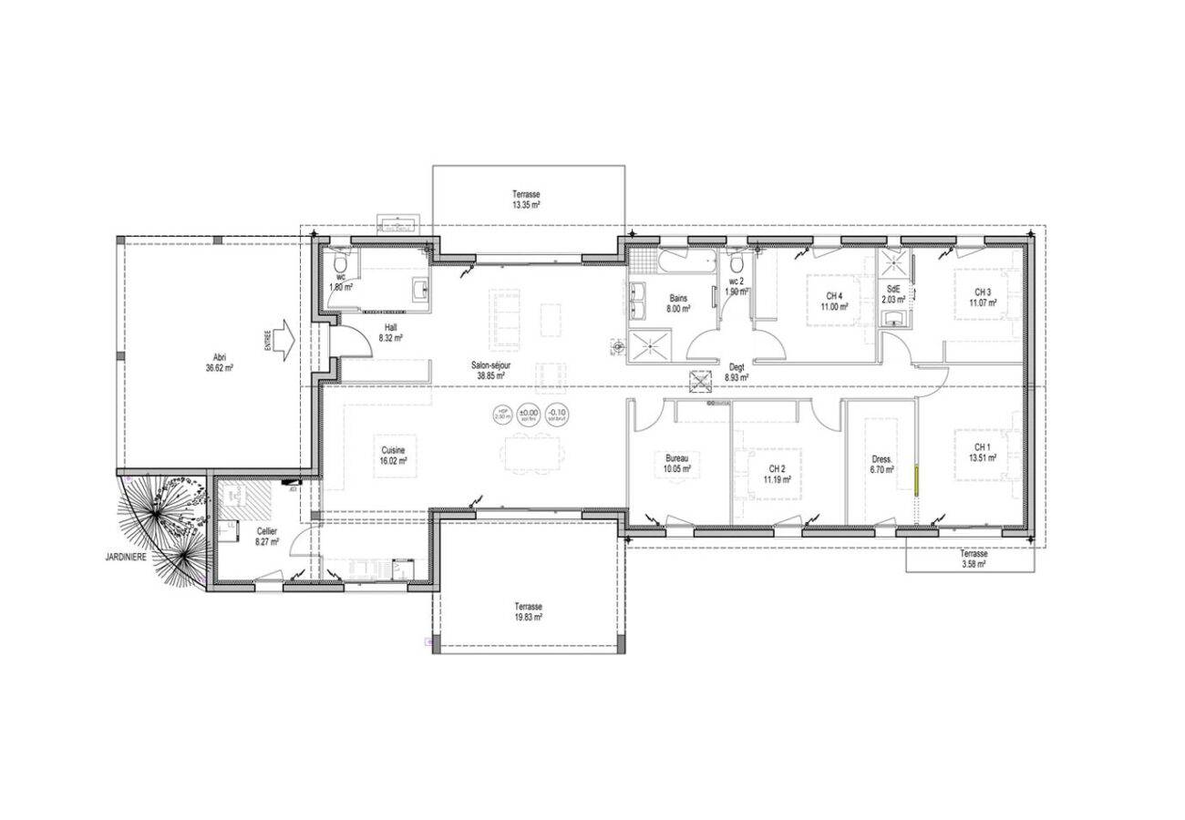 plan-maison-4-chambres-soulor