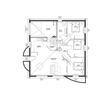plan-maison-carree-3-chambres-ayous