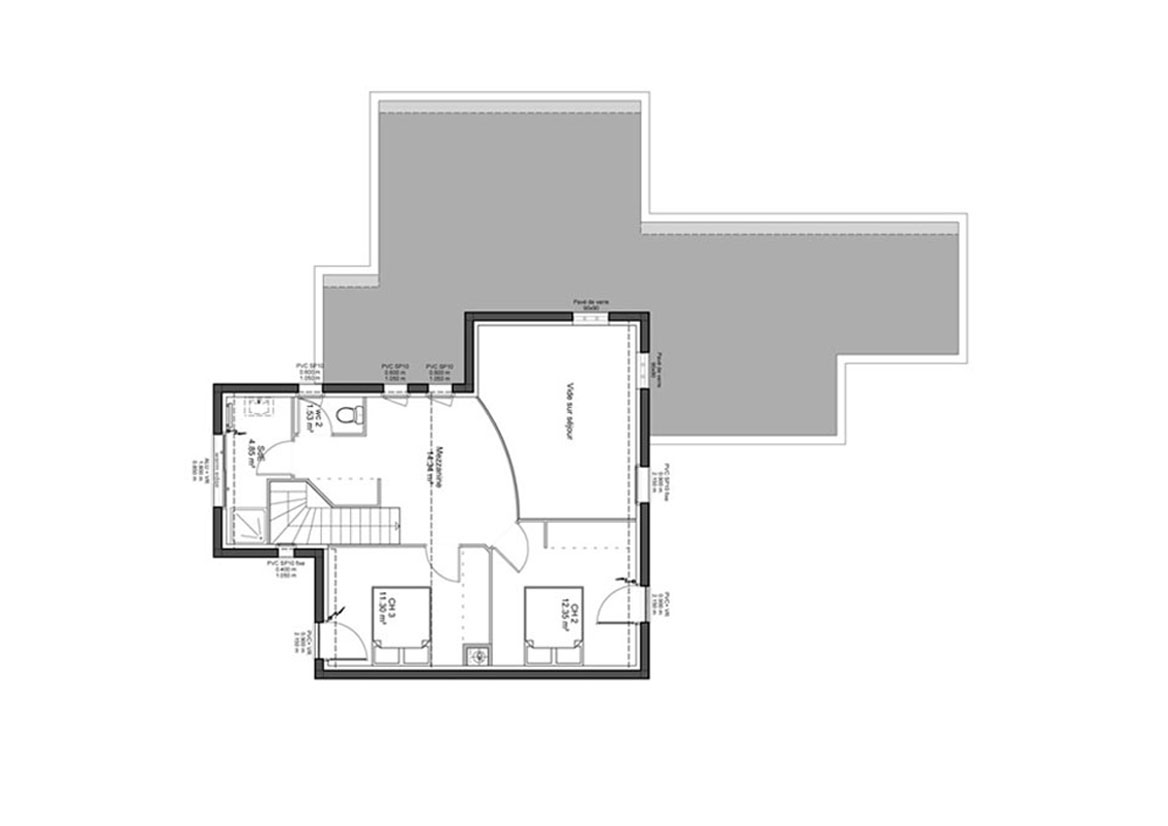 plan-maison-contemporaine-etage-city