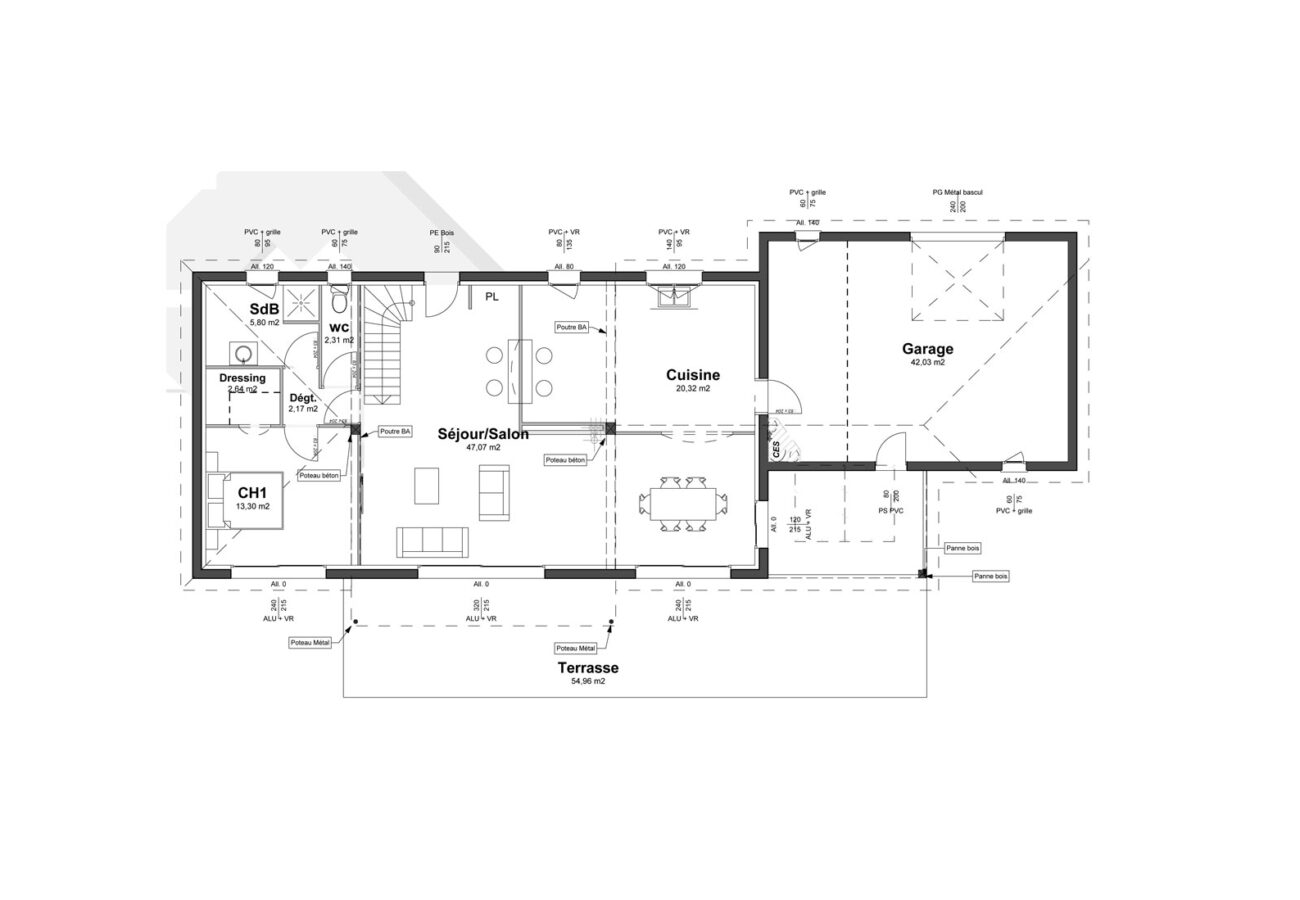 plan-maison-contemporaine-rdc-anglas