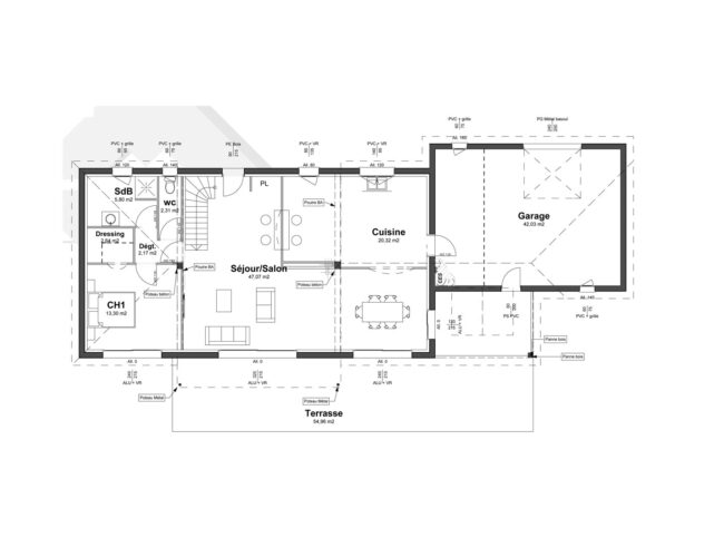 plan-maison-contemporaine-rdc-anglas