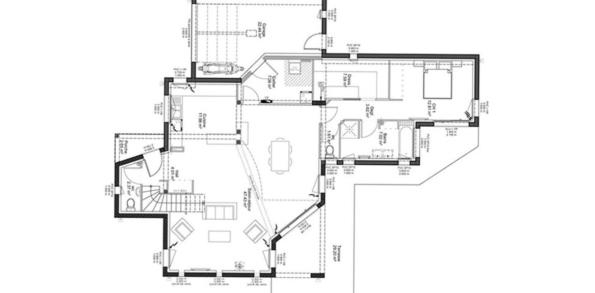 plan-maison-contemporaine-rdc-city