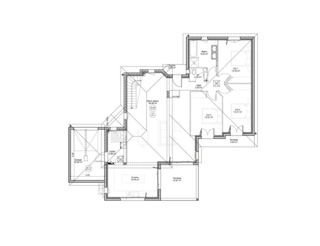 plan-maison-contemporaine-rdc-gabizos